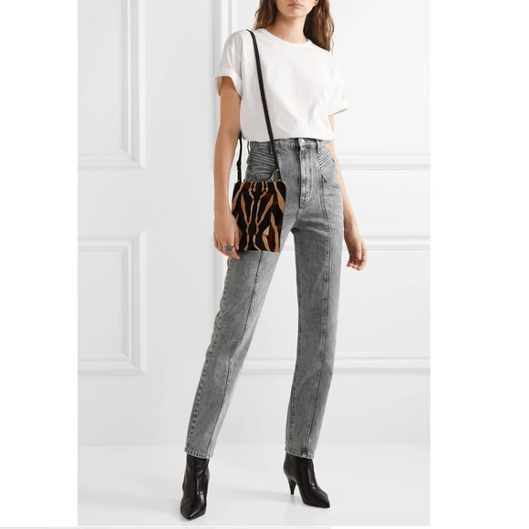 ISABEL MARANT ÉTOILE Henoya acid-wash Jeans T10 - Picture 5 of 13